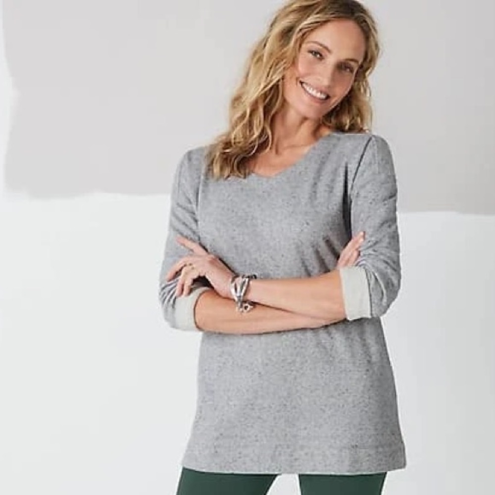 J.jill wherever relaxed sweatshirt tunic
